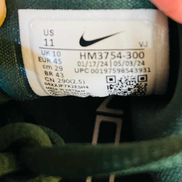 New Men’s Nike Men’s Free Metcon 6 TB Green size 11 - Picture 6 of 13